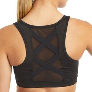 Tahari criss cross sports bra